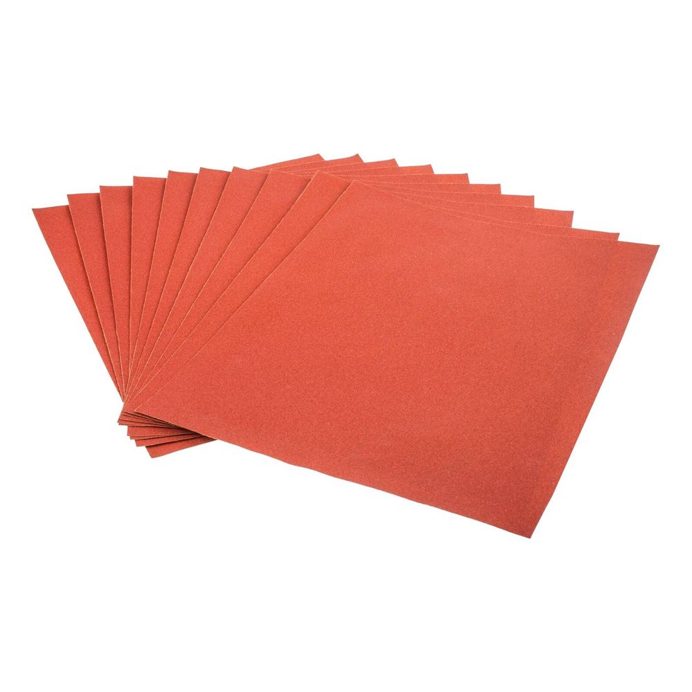 Шлифовальный лист на бумажной основе "РемоКолор", оксид алюминия, водостойкий, Р240, 220х270мм, 10шт., 32-5-124