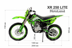 Мотоцикл кроссовый Motoland XR250 LITE (2020 г.)