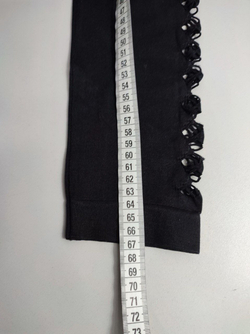 Леггинсы черные стильные 42-44 размер