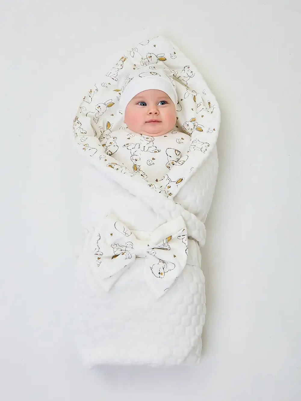 Конверт осенний на выписку новорожденного без костюма