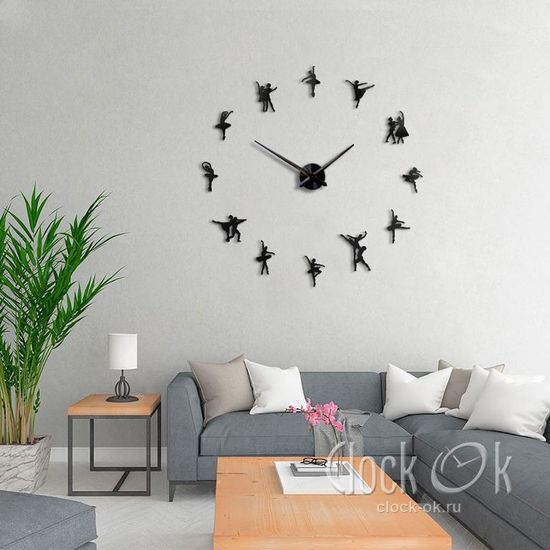 Настенные 3D часы Dance