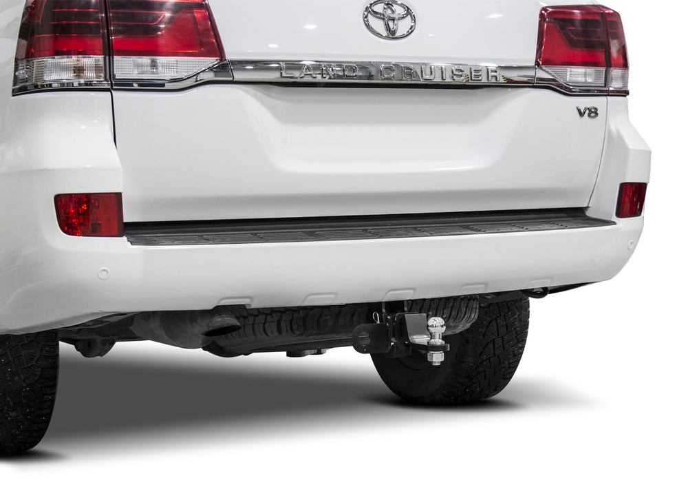 Фаркоп под квадрат c электрикой Smart для Toyota Land Cruiser 200 (кроме Executive и TRD) 2007-2021, шар E, 2500/120 кг, F.5713.006