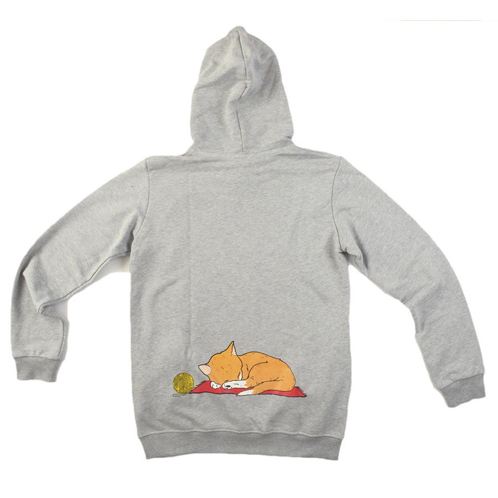 Худи Кэтзилла Серый