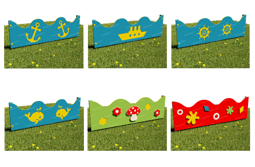 Забор уличный из экопластика 4