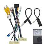 Комплект рамки с разъёмами 10" Nissan X-Trail T33, Rogue 2020-2024+ F2 (без 360, тест) 0DIN - Car-Smart 9609F2