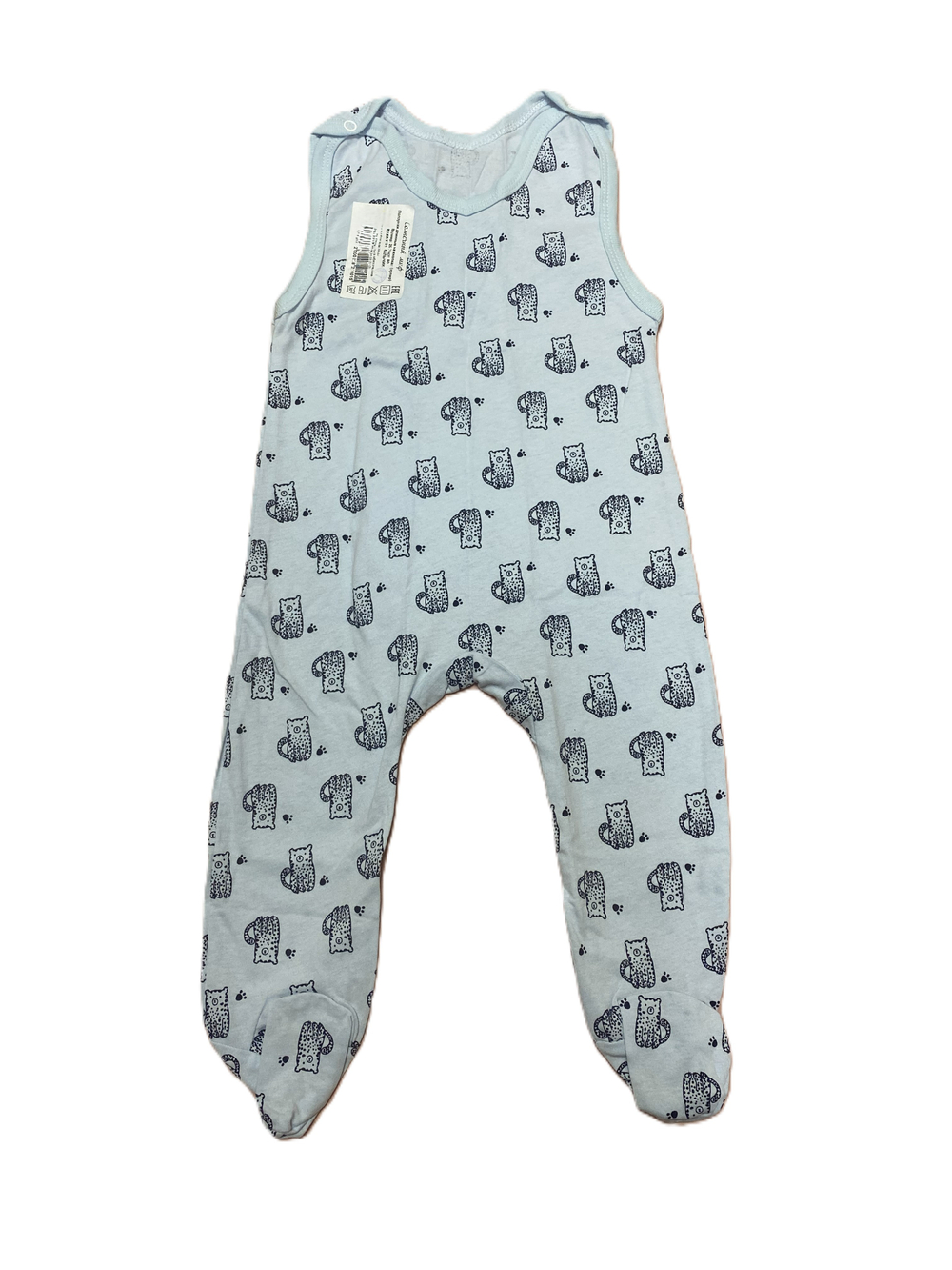 Ползунки длинные на кнопках из кулирки (100% хлопок) на рост 80 см