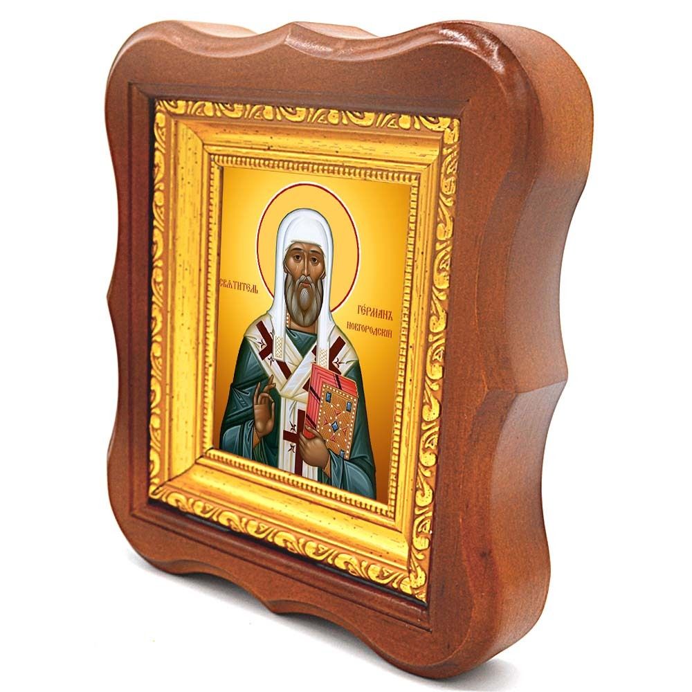 Герман Новгородский святитель. Икона на холсте.