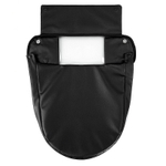 Детская коляска Roan Esso Кожа 3 в 1 с автокреслом Tutis Elo Lux EduSky Black ESSK/210/1 Black /Black/руч.Тем.коричневый