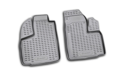 Коврики Standard, в салон FIAT Doblo Cargo 2001- , 2 шт. (полиуретан, чёрные) Element.NLC.15.08.210