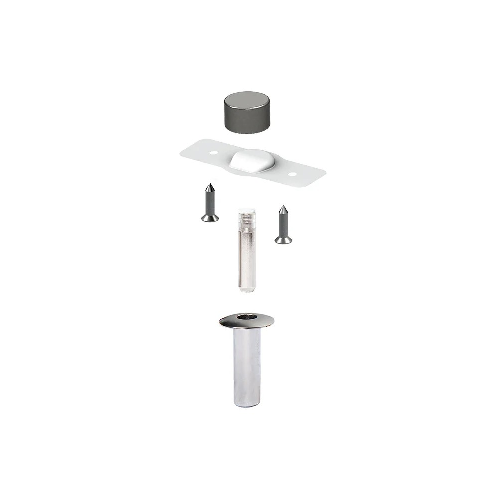 Упор дверной скрытый магнитный FANTOM PREMIUM HGT005. Хром