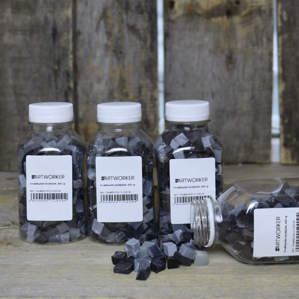 Смальта колотая черного цвета