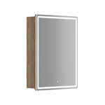 Зеркальный шкаф Sancos Mirror 590x150х740 мм, с LED подсветкой