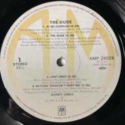 Винтажная виниловая пластинка LP Quincy Jones The Dude (Japan 1984) (No Obi)