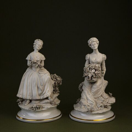 Винтаж: Фарфоровая мануфактура «Дамы в саду»