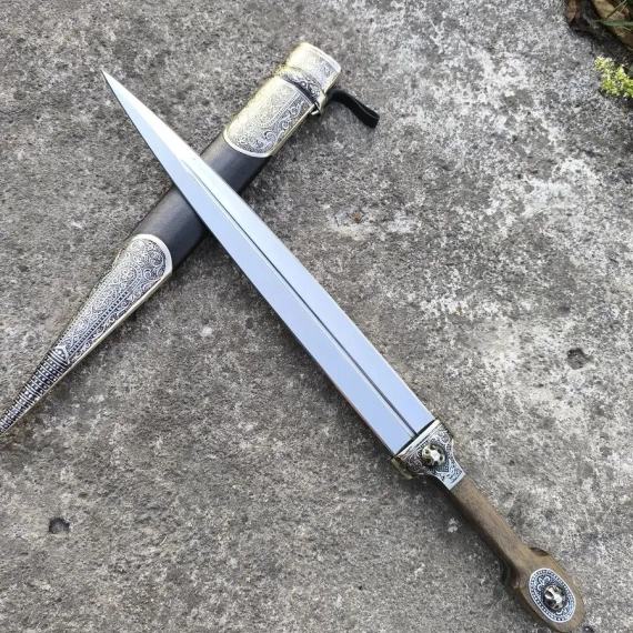 Кинжал кавказский настоящий, футляр в подарок