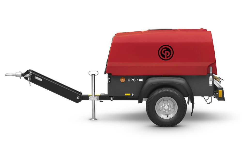 Винтовой компрессор Chicago Pneumatic CPS100 на шасси