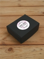 Наклейка стикер матовая круглая 30 мм 2800 шт "100% Натурально"