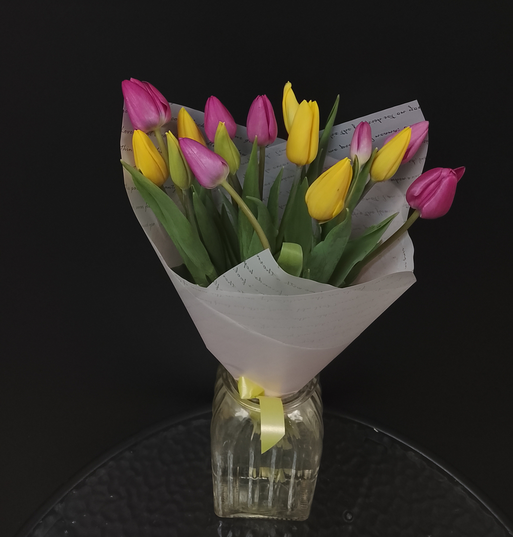 Букет тюльпанов микс