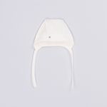 Чепчик "Молоко" из ажурного хлопка 0+