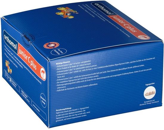 Orthomol Junior C plus Жевательные таблетки со вкусом мандарин-апельсин