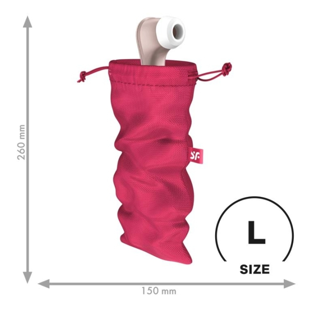 Мешочек для хранения вибромассажера Satisfyer Treasure Bag L (pink)