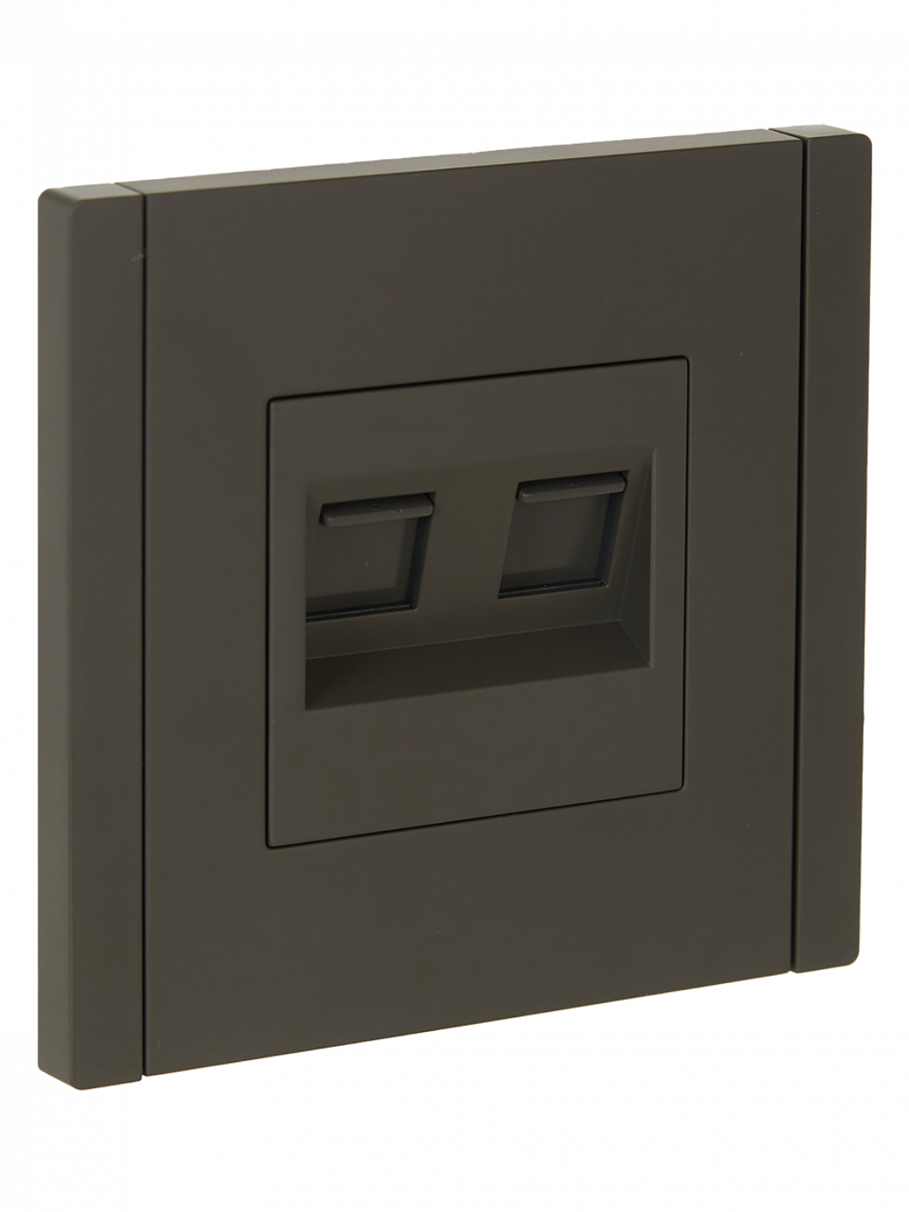 FORTE&PIANO Розетка компьютерная двойная RJ45 кат.5E FP333 серый IEK