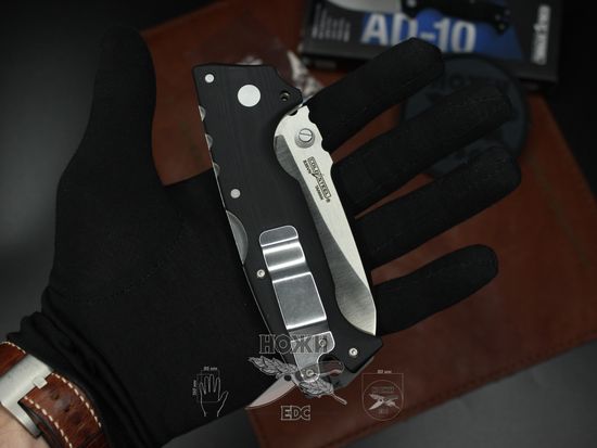 Складной нож Cold Steel 28DD AD-10 c клинком из стали CPM-S35VN, рукоять G10