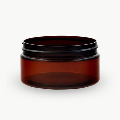 Комплект: Банка ПЭТ 200 мл (89) коричневая с отсекателем и черной крышкой