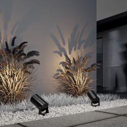 Уличный грунтовый светодиодный светильник Maytoni Bern O050FL-L15GF3K