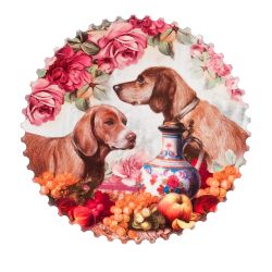 Подставка под кружку c пробкой " " 6,5*6,5*0,5см. (6видов) (min12) (транспортная упаковка)