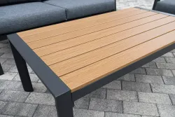 "Камелия" лаунж-зона 4-местная из алюминия, цвет темно-серый