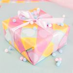 Упаковочная бумага (0,7*1 м) Нежные сердца, 10 шт.