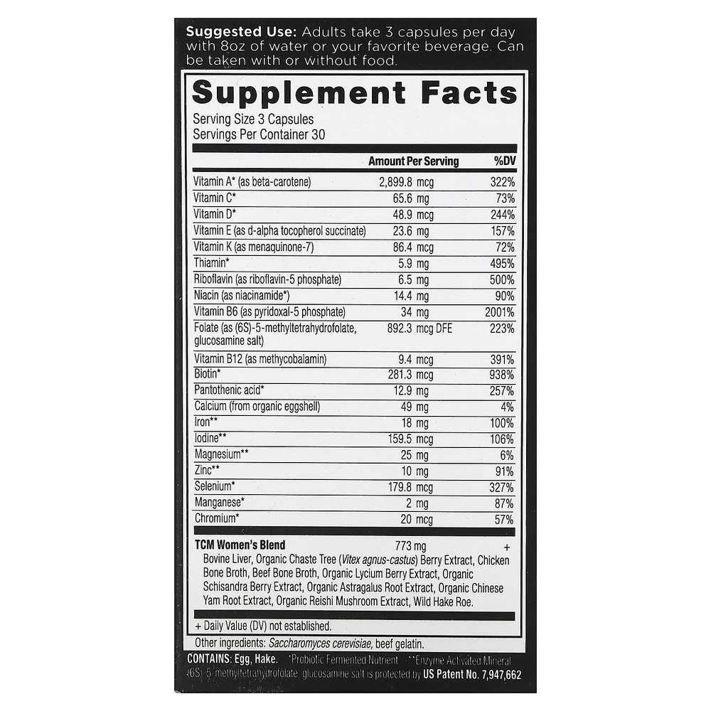 Ancient Nutrition, Ancient Multi, для женщин, 90 капсул