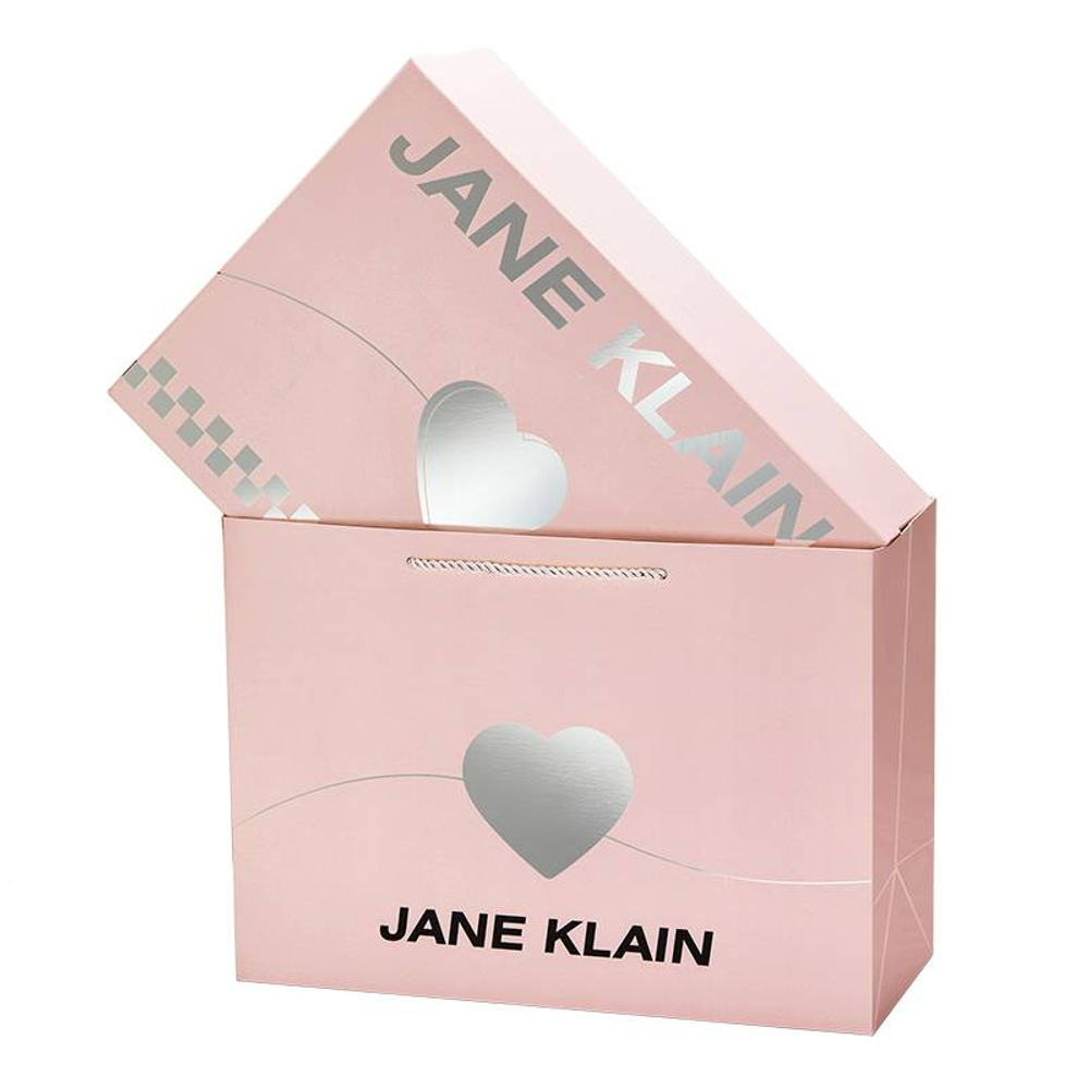 JANE KLAIN Synthetic Leather Crossbody Bag Small Women"s White/Coffee/Black