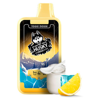 HUSKY AIR MAX ULTRA 25000 - Лимон, йогурт и лед (Yoggi Doggi)