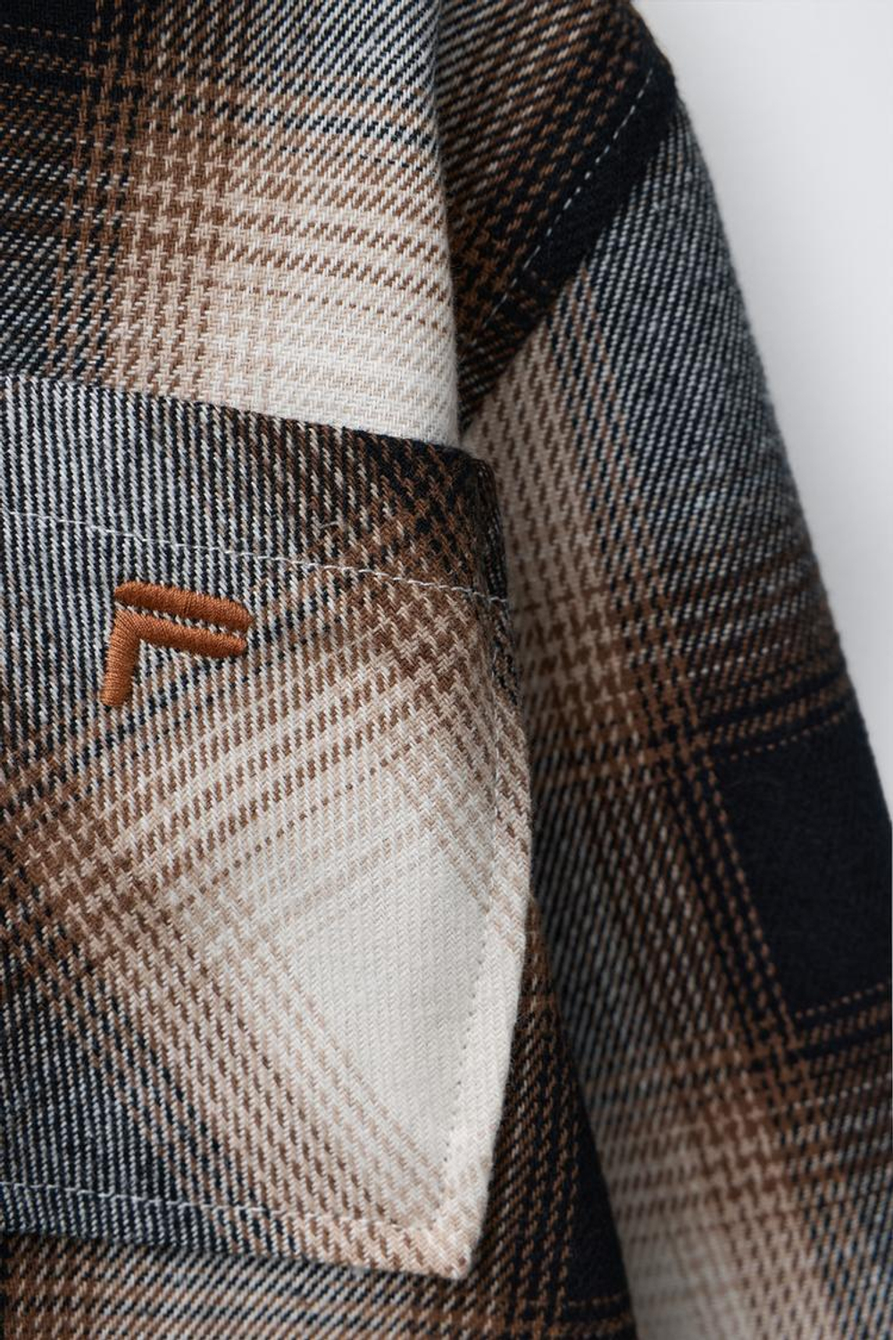 ZARA КУРТКА-РУБАШКА В КЛЕТКУ С КАПЮШОНОМ ИЗ МЯГКОЙ ТКАНИ, ЧЕРНЫЙ/КОРИЧНЕВЫЙ