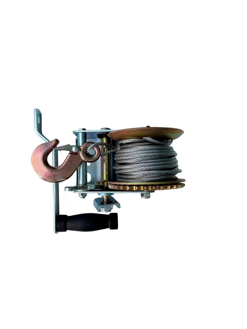 Лебедка ручная барабанная (трос) 0.45T-10M