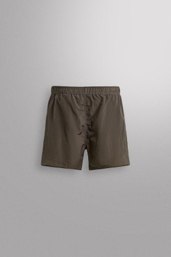 ZARA ШОРТЫ ДЛЯ ТРЕНИРОВОК 2 В 1, КОРИЧНЕВЫЙ