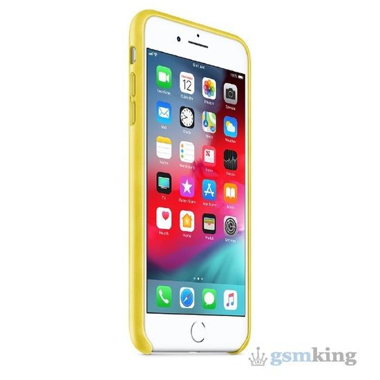 Leather Case iPhone 8/7 Plus Spring Yellow «Жёлтый бутон»