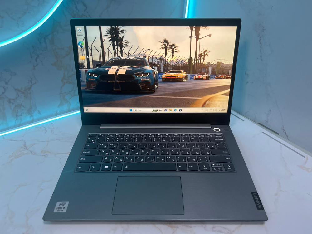 Ноутбук Lenovo ThinkBook 14-IIL (20SL000MRU) 14.0"/Intel Core i5-1035G1/RAM 8GB/SSD 256GB/Intel UHD/1920*1080/IPS/Windows 11/Подсветка кл-ры: LED/серый