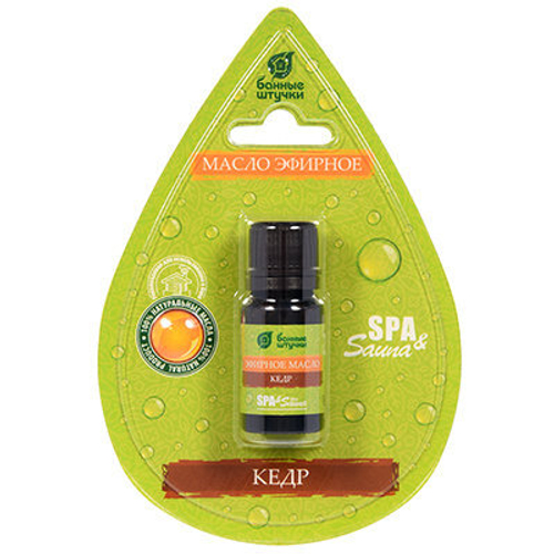 МАСЛО ЭФИРНОЕ БАННЫЕ ШТУЧКИ Д/БАНИ И САУНЫ КЕДР 10МЛ 32209
