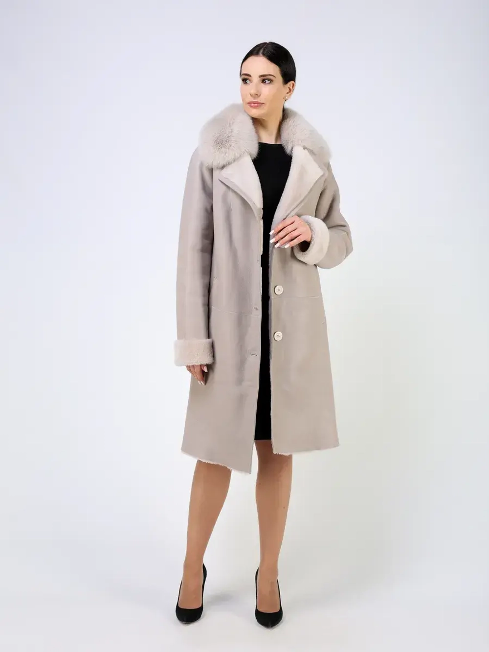 Дубленка зимняя натуральная Турция