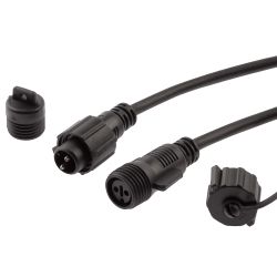 Удлинитель ЭРА ERAPS-U10 для гирлянды IP65, 10 метров каучук черный