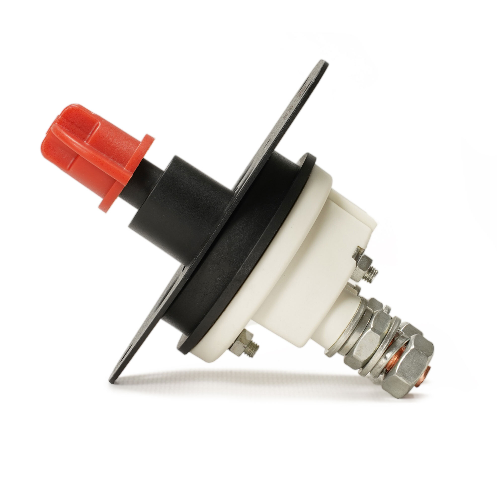 Выключатель массы ручной, МТЗ, 12/24 В, 50 А, 2-х контактный (ан. 1212.3737-04)