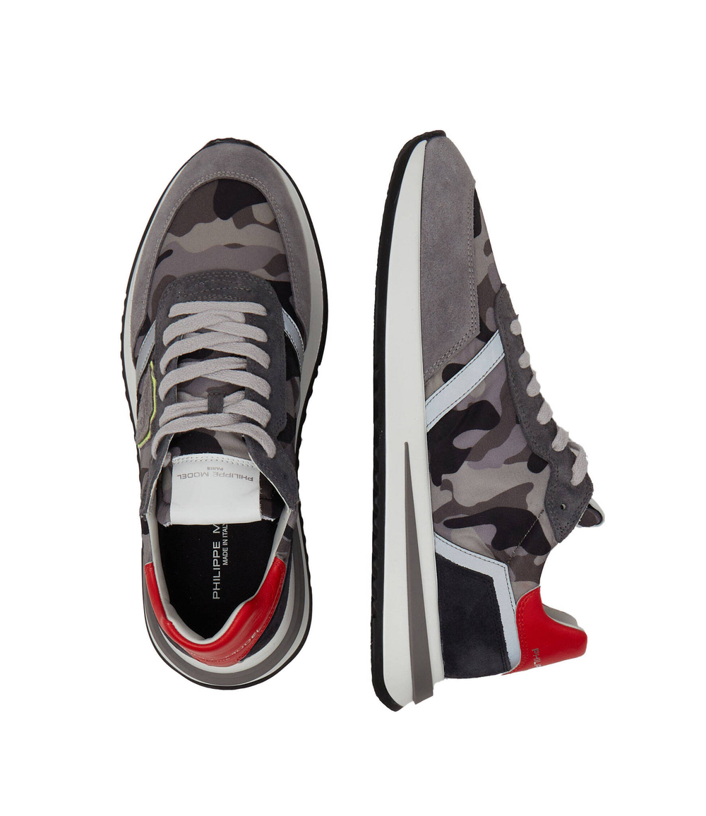 Кожаные кроссовки Philippe Model - серый(TYLU)