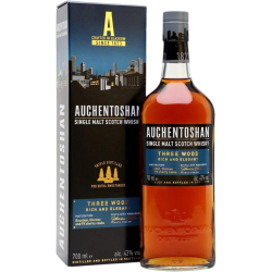 Виски Auchentoshan Three Wood 0,7 л. В подарочной коробке