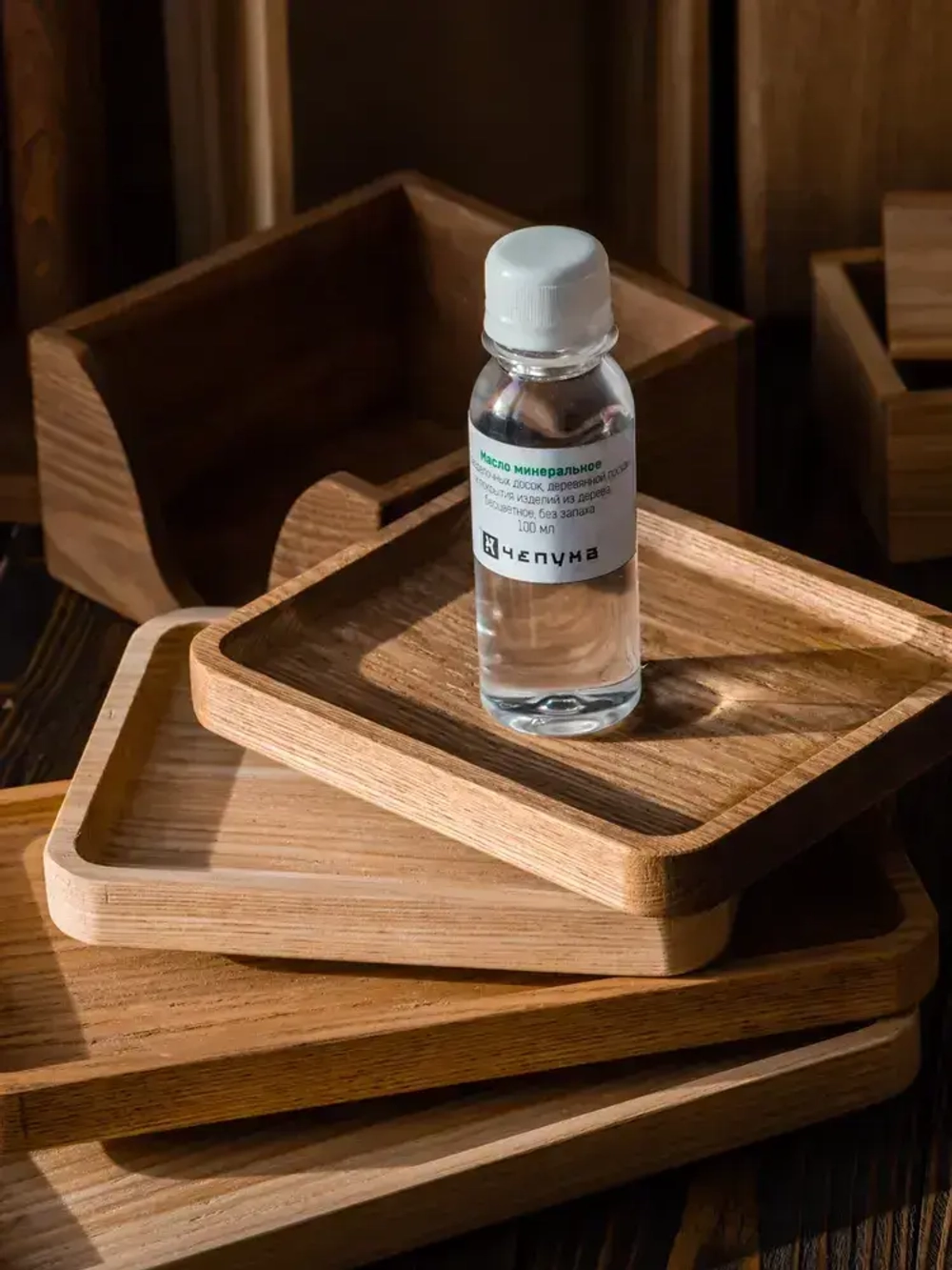 400010 Масло минеральное для разделочных досок, деревянной посуды и покрытия изделий из дерева бесцветное, без запаха 100 мл