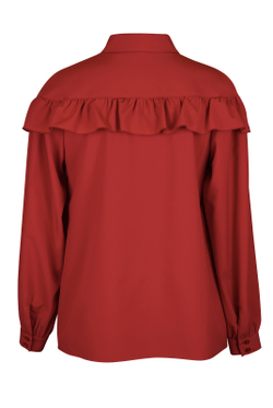 Блузка 2374ОИ, красный #176Кб092374ОИ