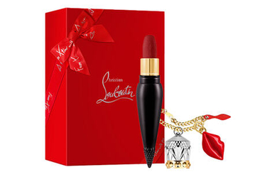 CL LUBOTING Custom Box Queen's Scepter Lipsticks Soft Focus Easy To Blend Матовыйe 318M+ Short Chain + Red Lips