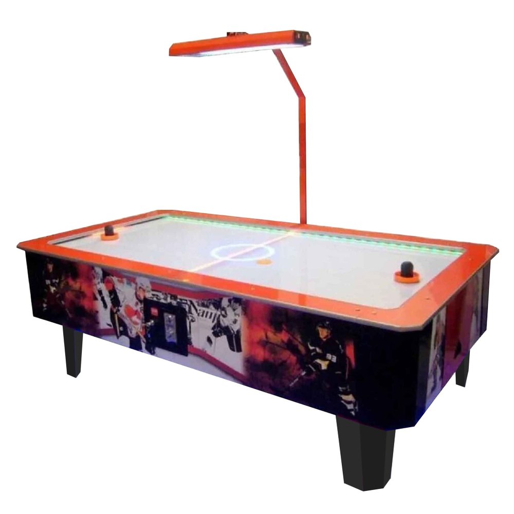 Детский аэрохоккей (180х110х75 см) с лампой над полем